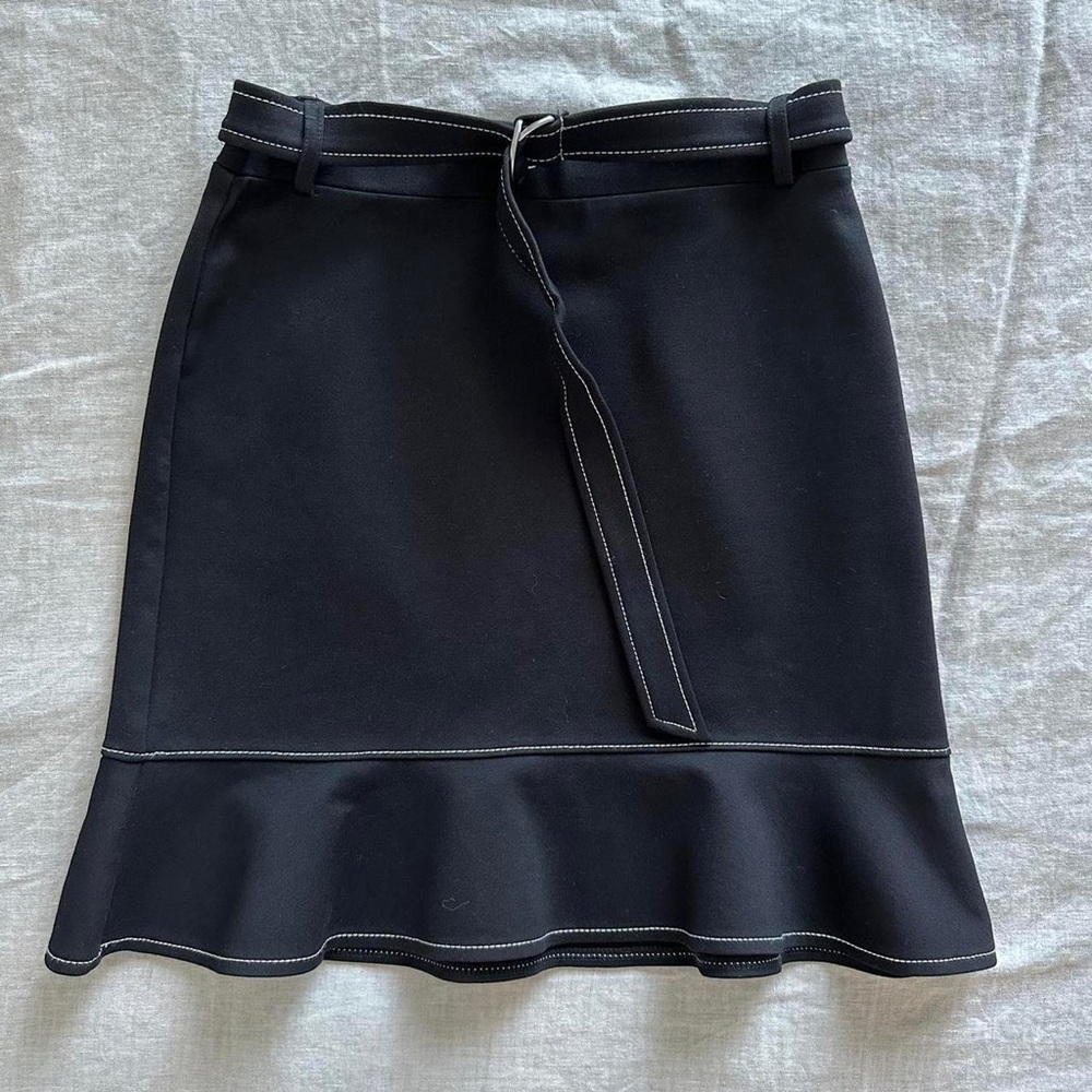 LOFT Black Peplum Skirt